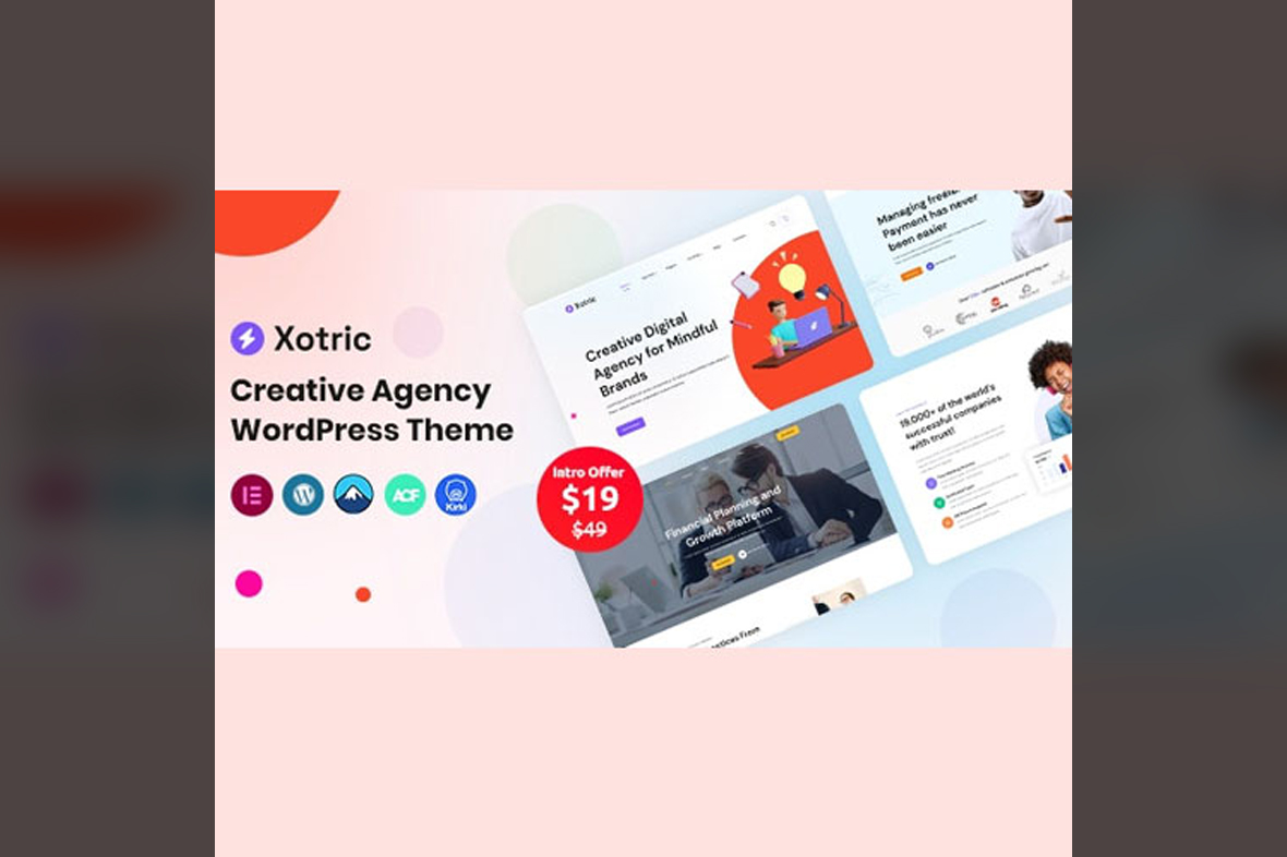 Xotric – Creative Agency WordPress Theme + RTL v1.4