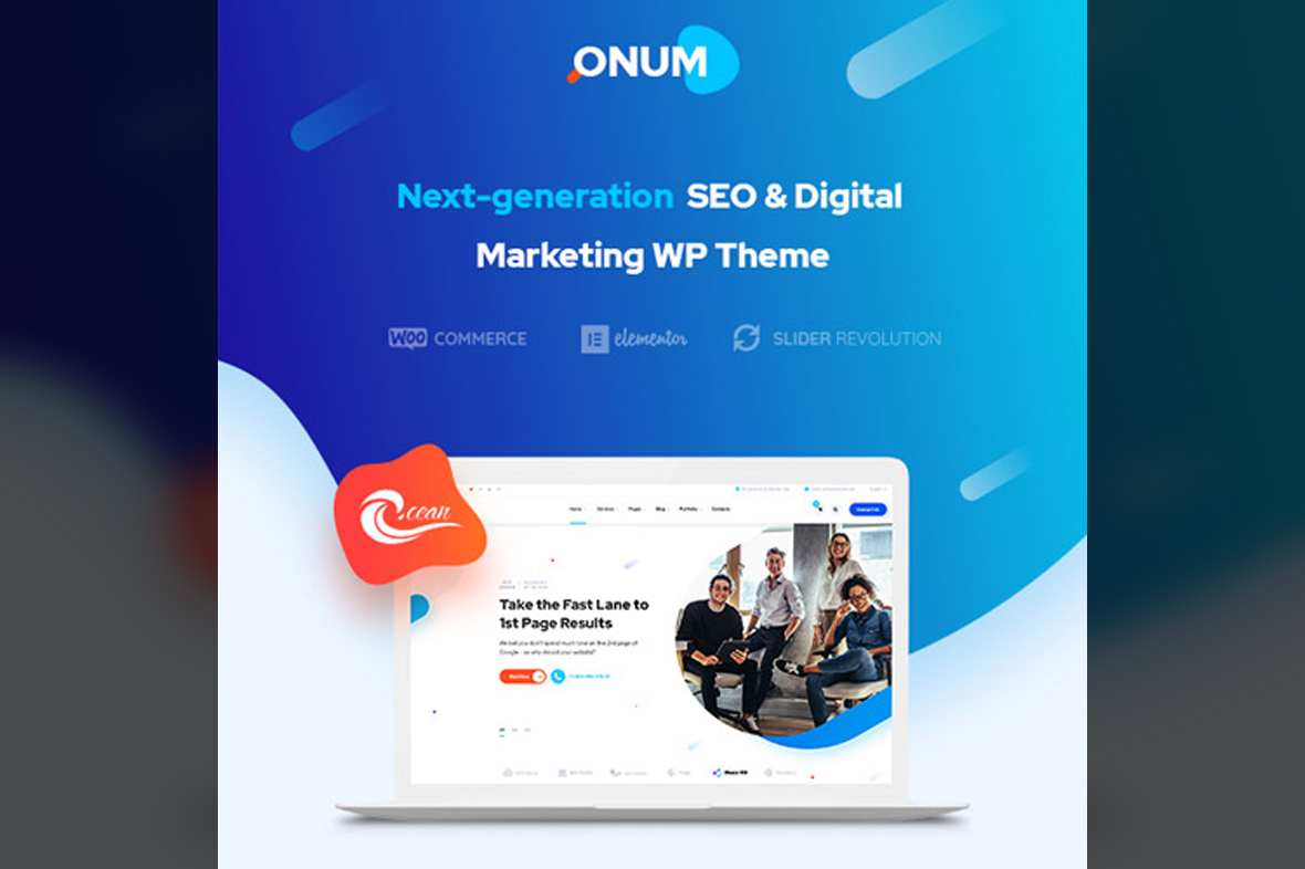 Onum – SEO & Marketing Elementor WordPress Theme v1.2.16.12