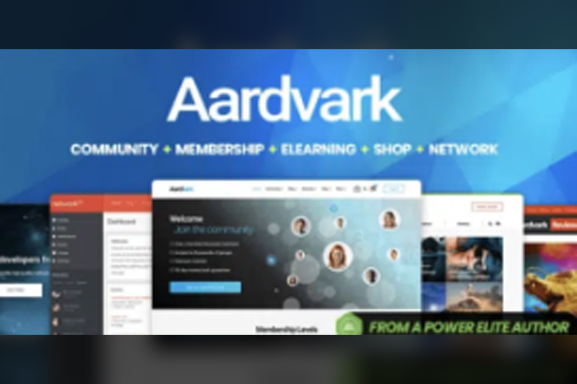 Aardvark – BuddyPress, Membership and Community Theme v4.6.6