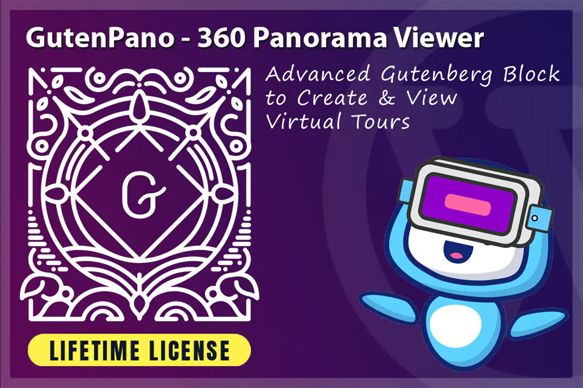 GutenPano - 360 Panorama Viewer for Gutenberg