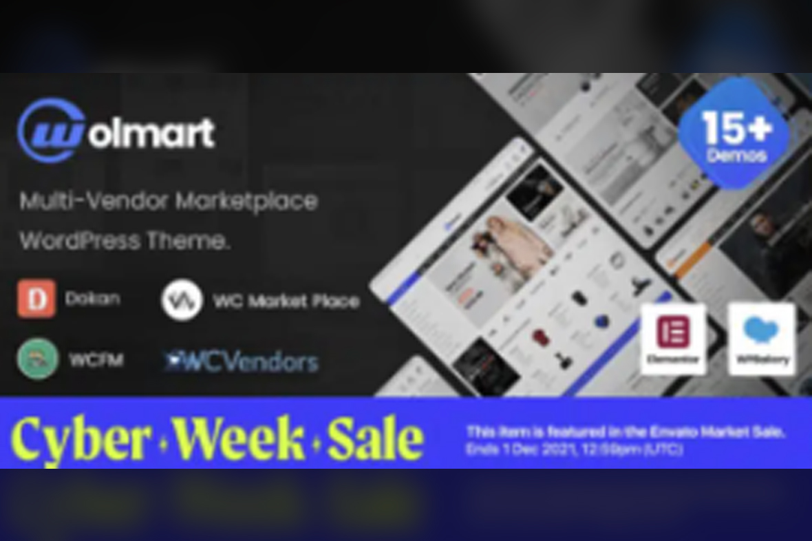 Wolmart – Multi-Vendor Marketplace WooCommerce Theme v1.9.1