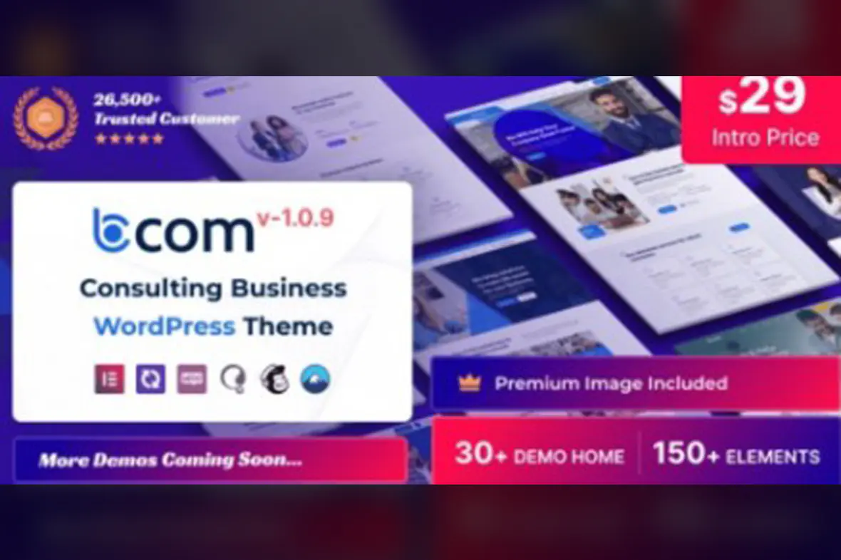 Bcom – Consulting Business WordPress Theme v1.1.6