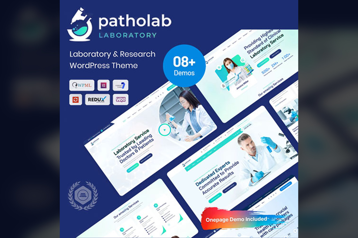 Patholab – Laboratory & Science Research WordPress Theme v1.0.5