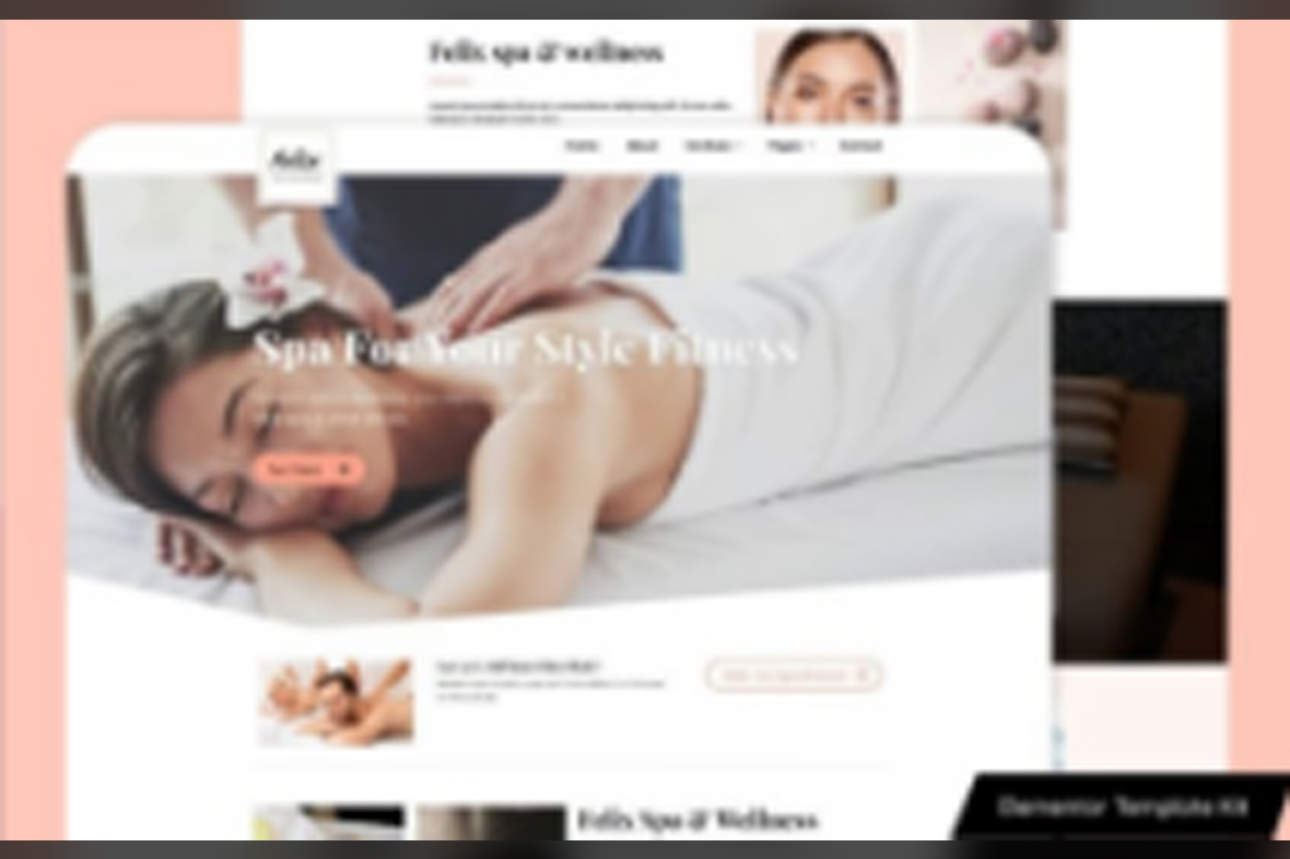 Felix – Spa Elementor Template Kit October 31, 2025