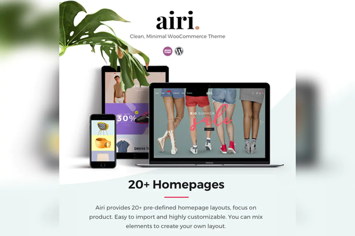 Airi – Clean, Minimal WooCommerce Theme