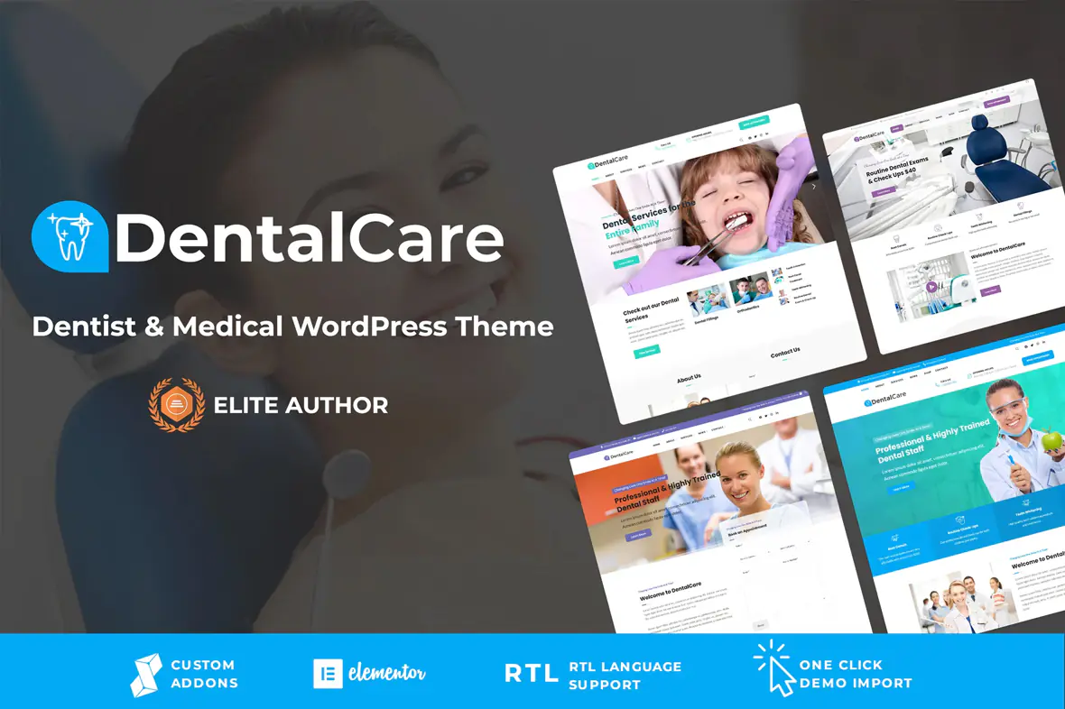 Dental Care - Dentist & Medical WordPress Theme