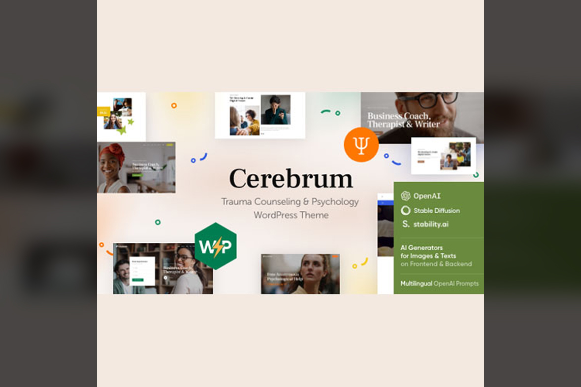 Cerebrum – Counseling & Psychology WordPress Theme v1.17