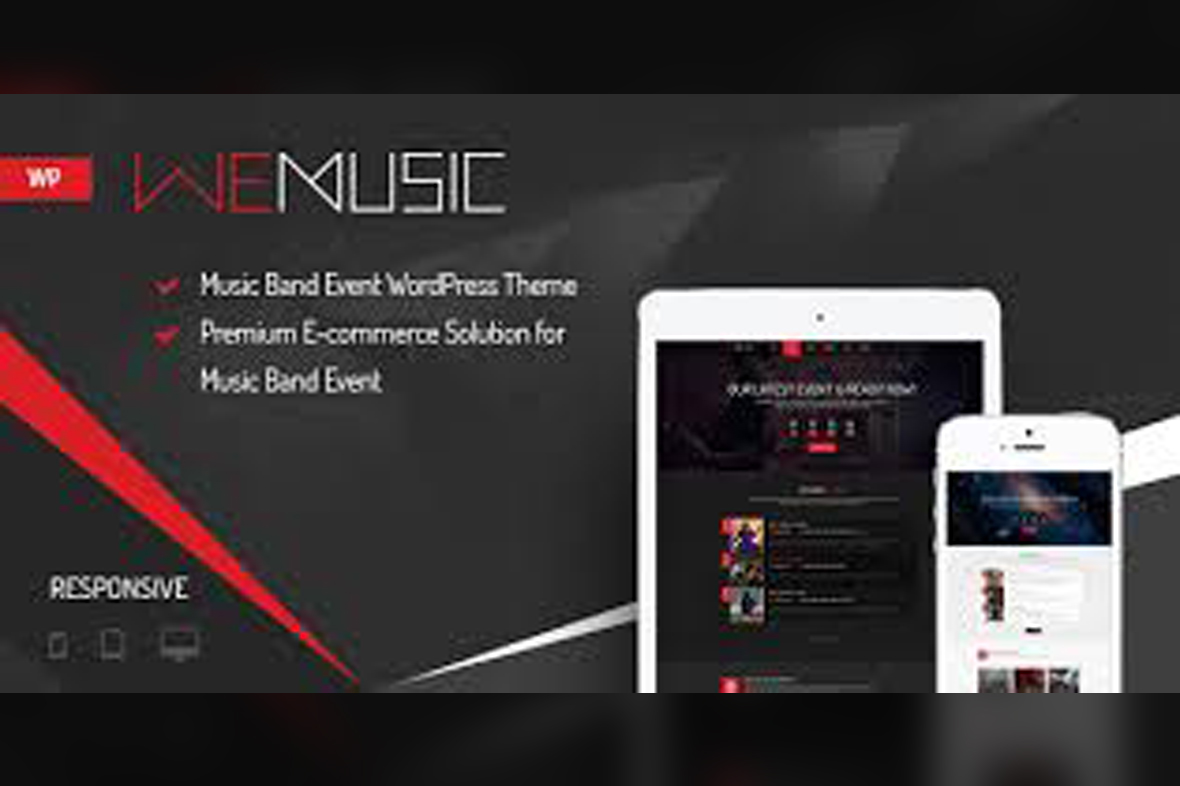 WeMusic – Music Band Event WordPress Theme v1.9.2