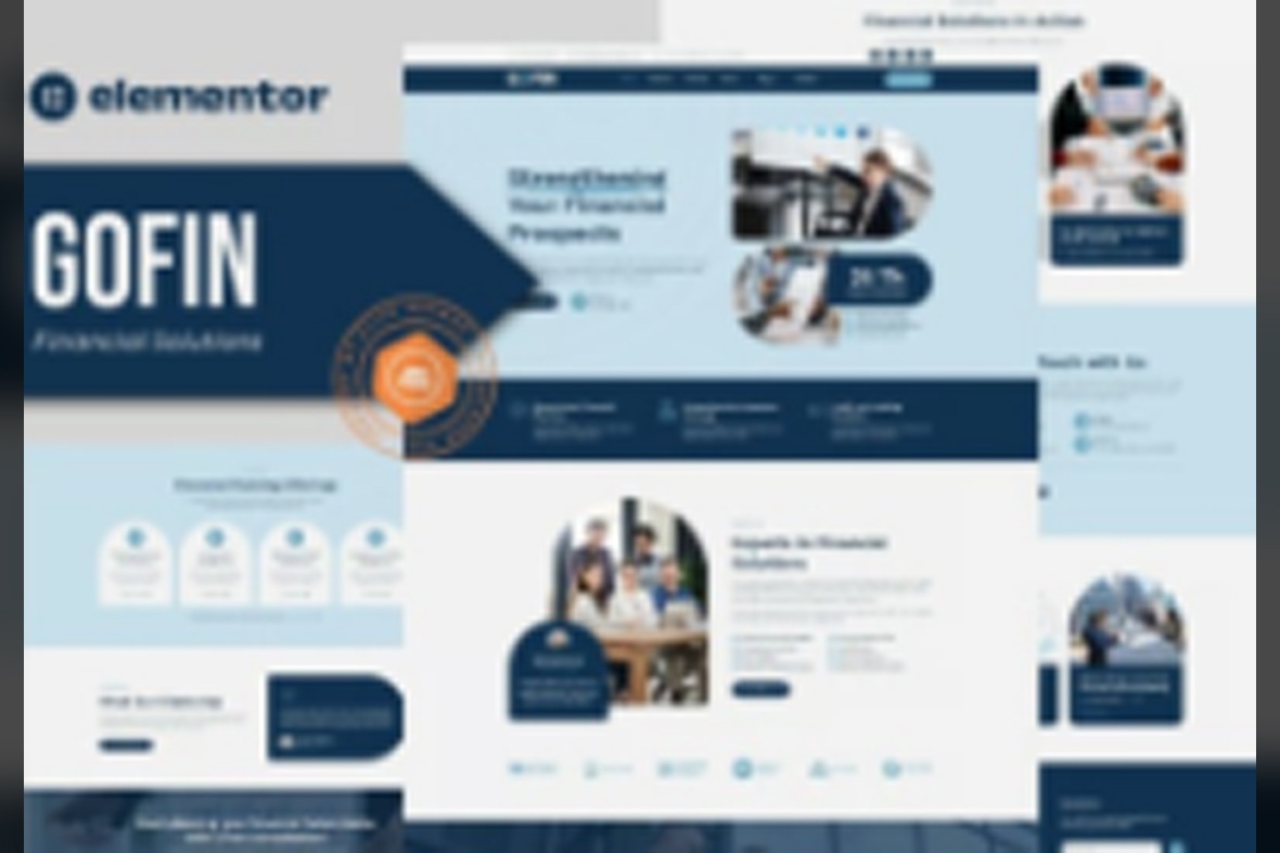 Gofin – Financial Solutions Elementor Template Kit July 10, 2025