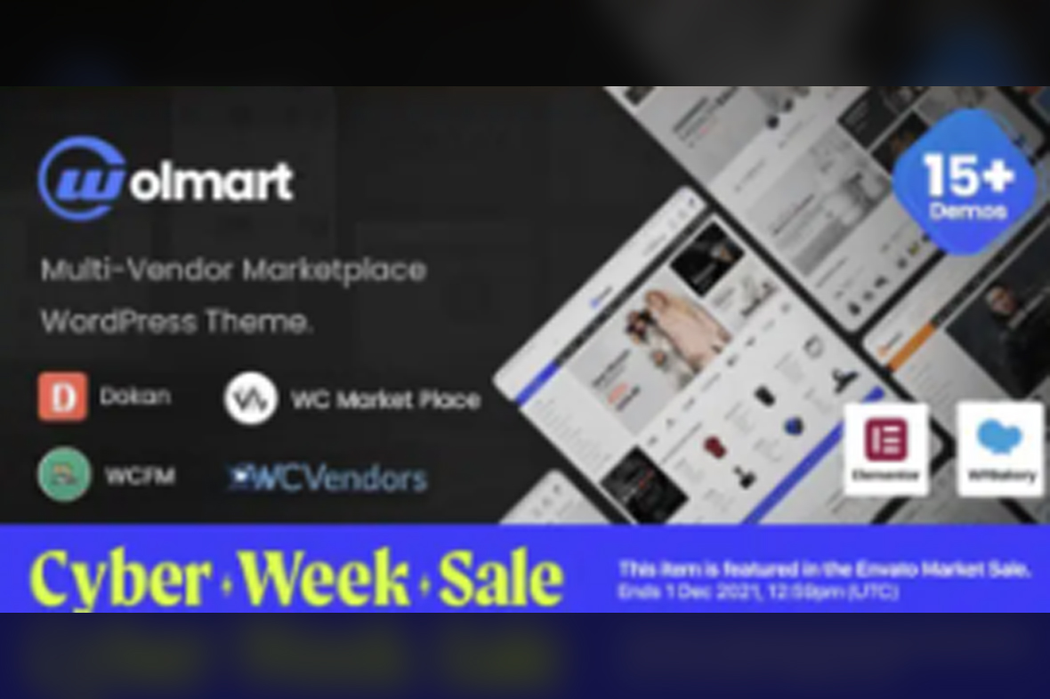Wolmart – Multi-Vendor Marketplace WooCommerce Theme v1.9.2