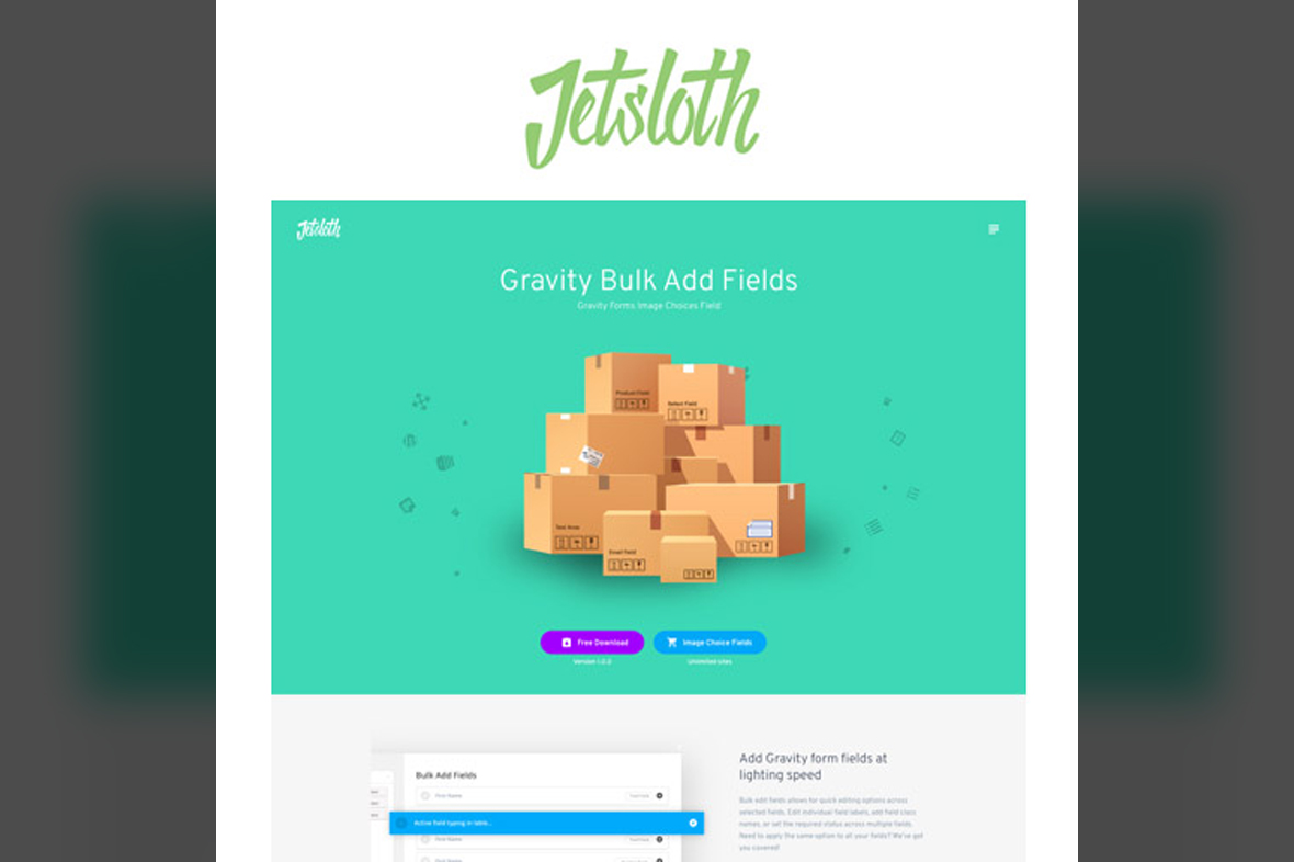 Jetsloth – Gravity Forms Bulk Add Fields v1.2.1
