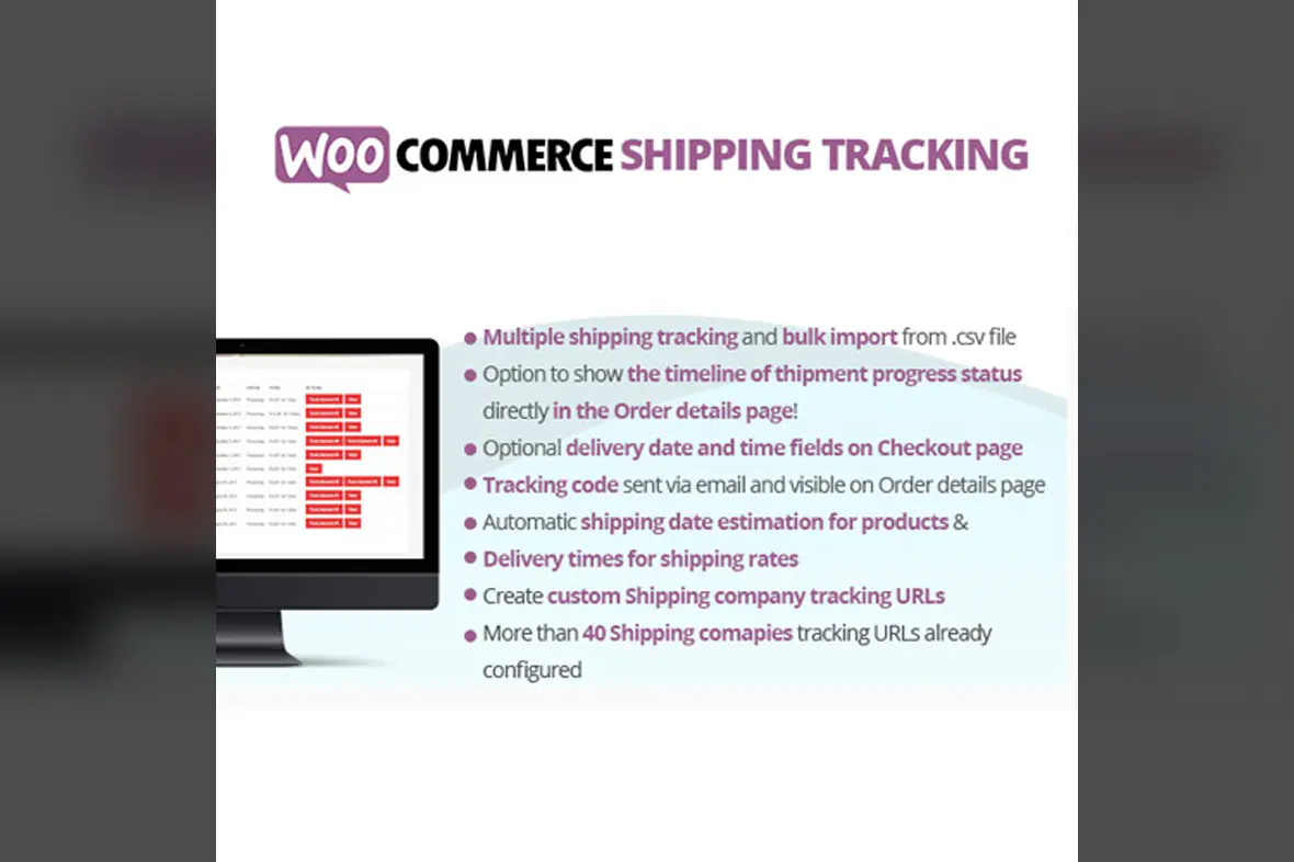 WooCommerce Shipping Tracking