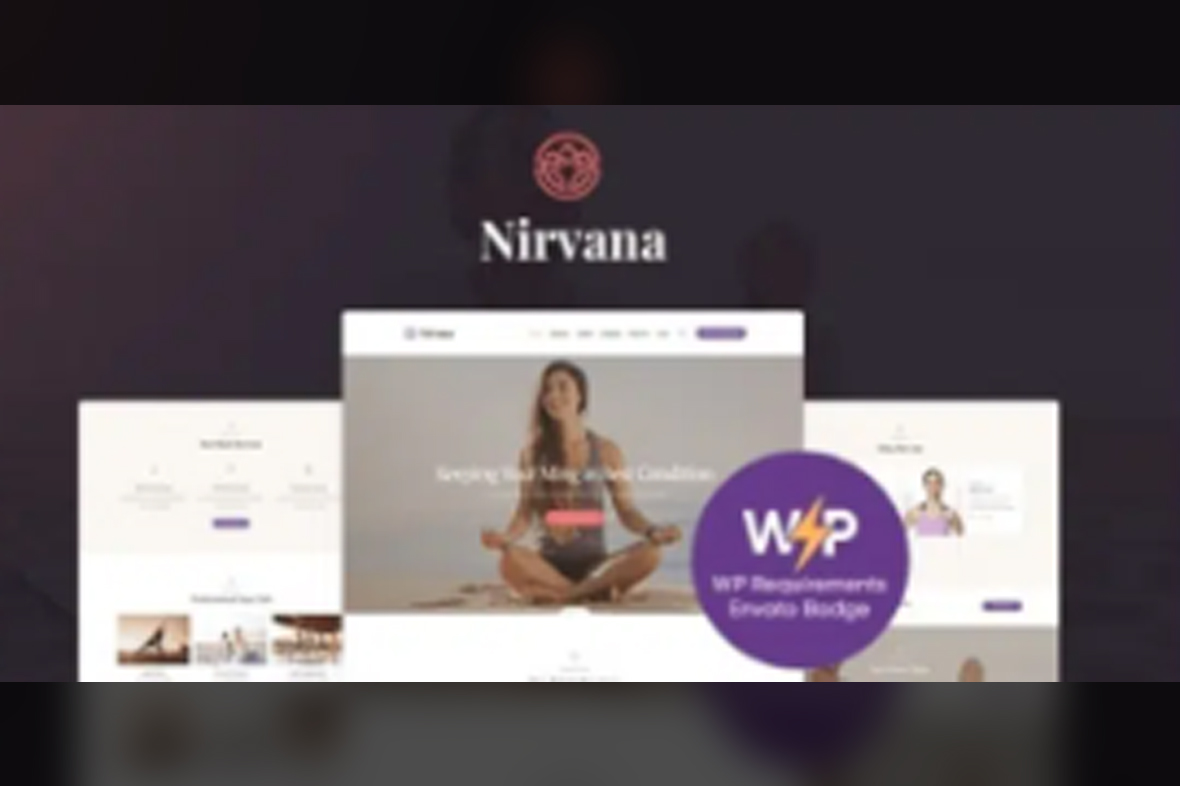 Nirvana Yoga Studio and Fitness Club WordPress Theme v2.6