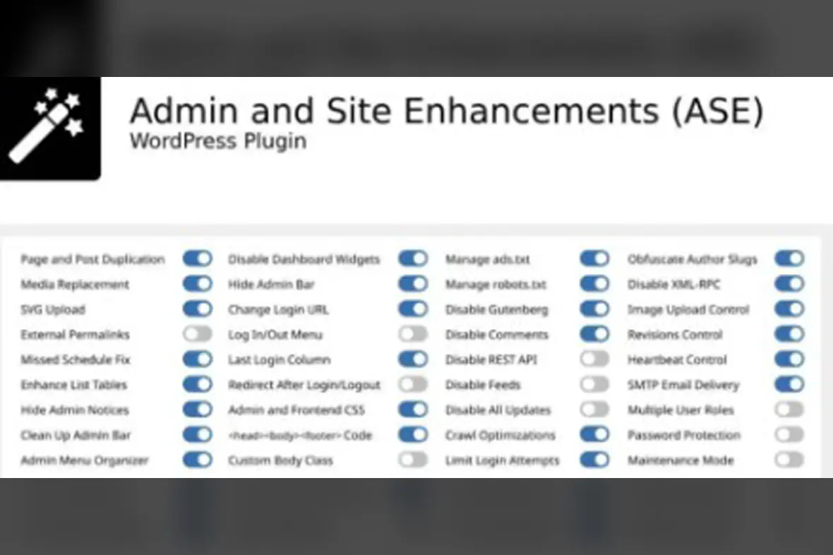 Admin and Site Enhancements (ASE) v7.6.10