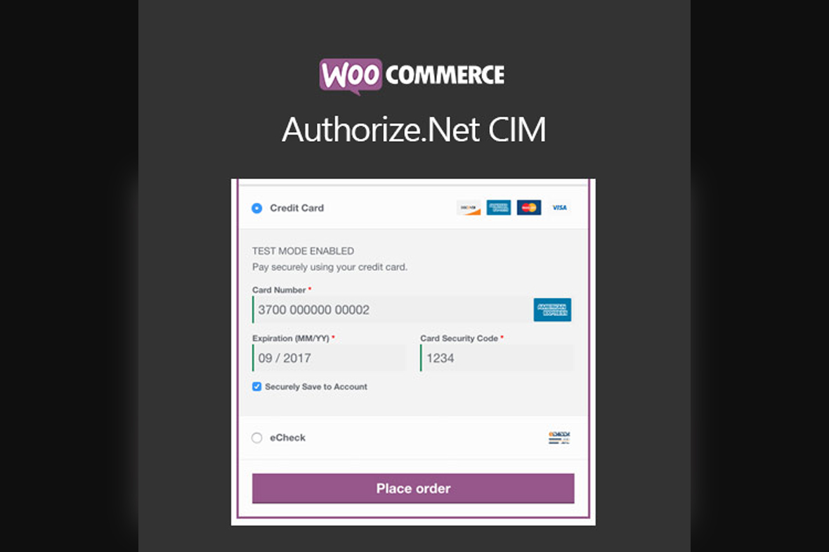WooCommerce Authorize.Net CIM v3.10.11