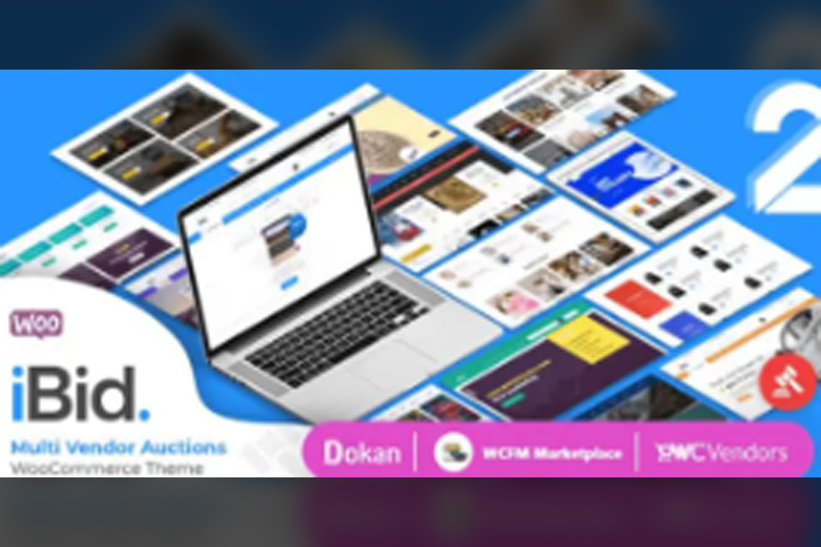 iBid Multi Vendor Auctions Theme v4.4.1