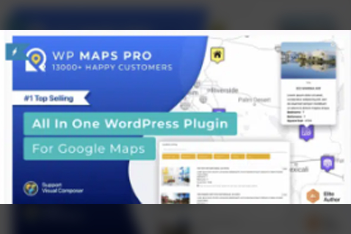 WP MAPS PRO – WordPress Plugin for Google Map v6.0.0