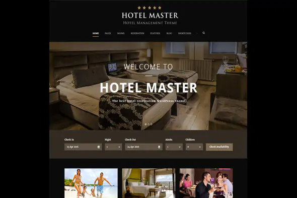 Hotel WordPress Theme for Hotel Booking | Hotel Master