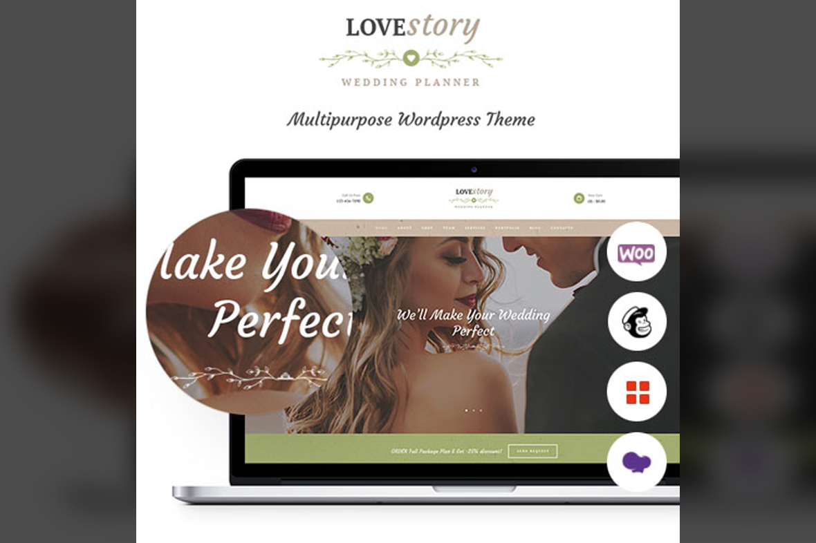 Love Story Wedding and Event Planner WordPress Theme v1.3.12