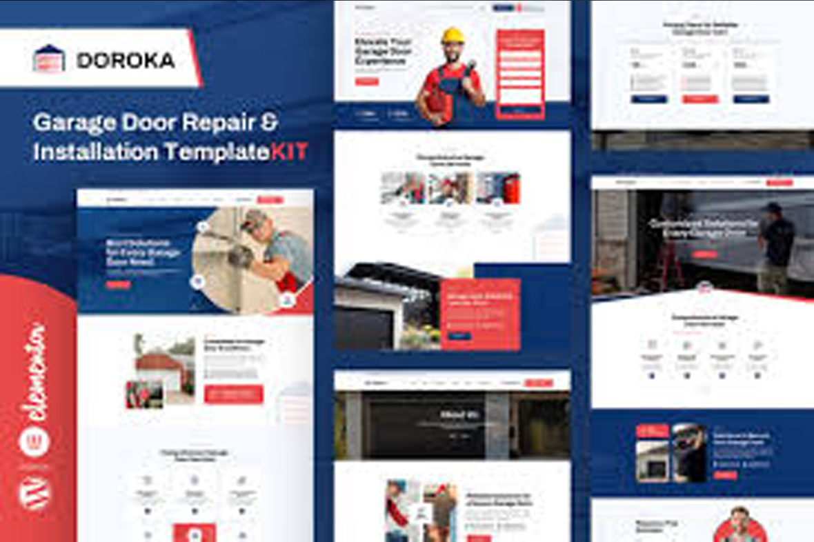 Doroka Garage Door Repair Elementor Template Kit October 25, 2025