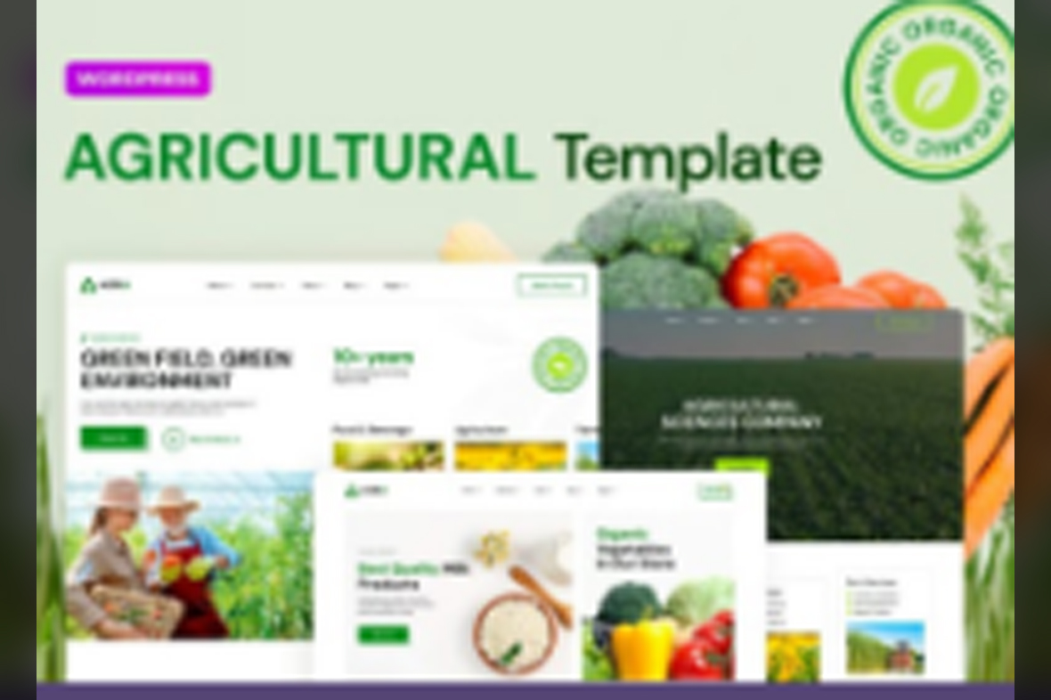 Agria – Agriculture Company Elementor Pro Template Kit June 19, 2025