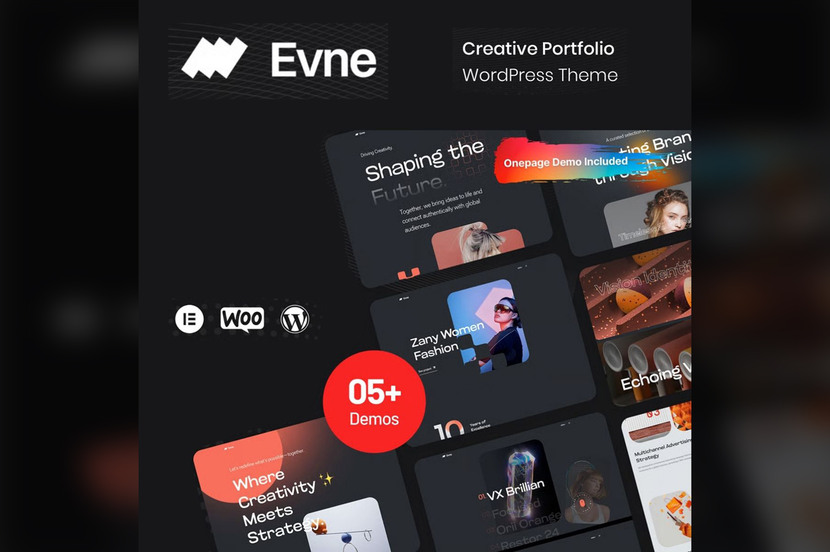 Evne – Creative Portfolio WordPress Theme v1.0.1