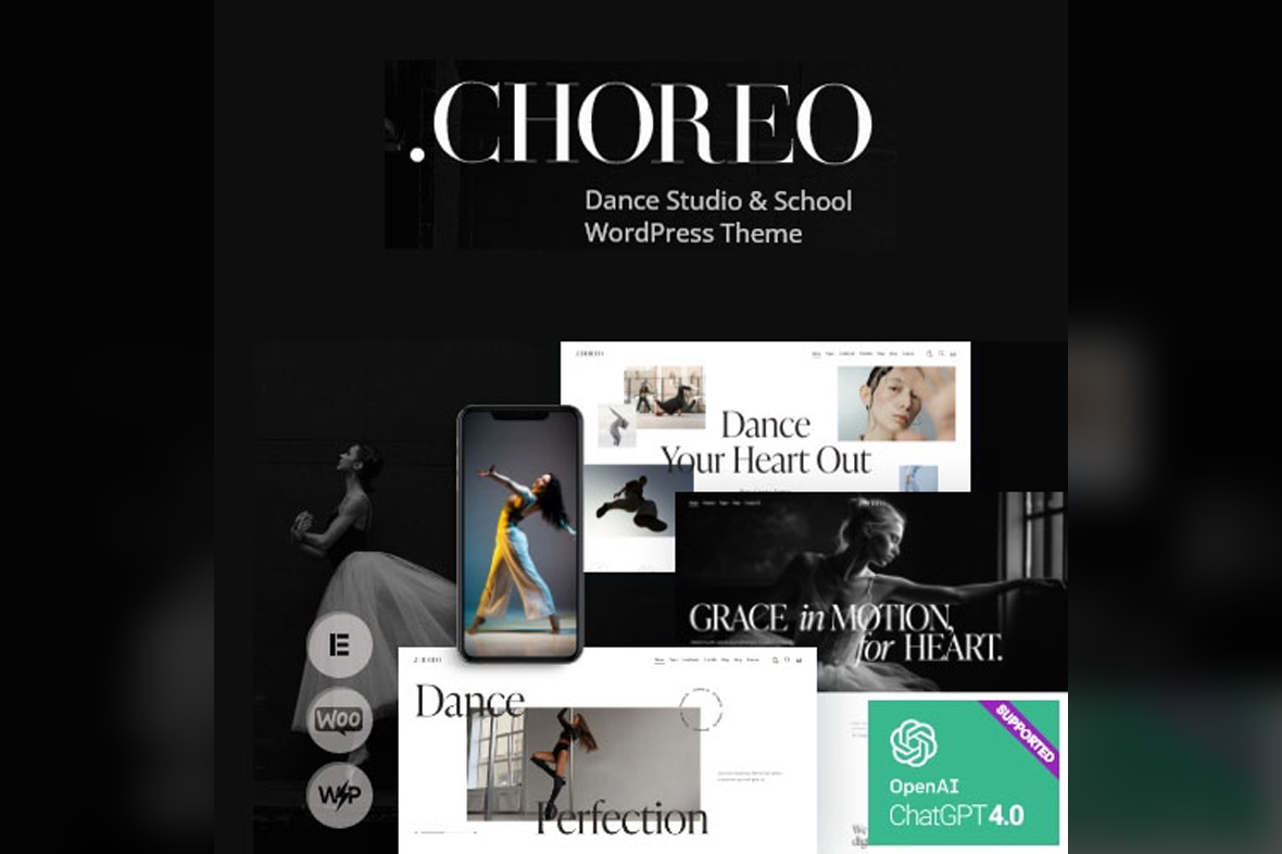 Choreo – Dance Studio & School WordPress Theme v1.6