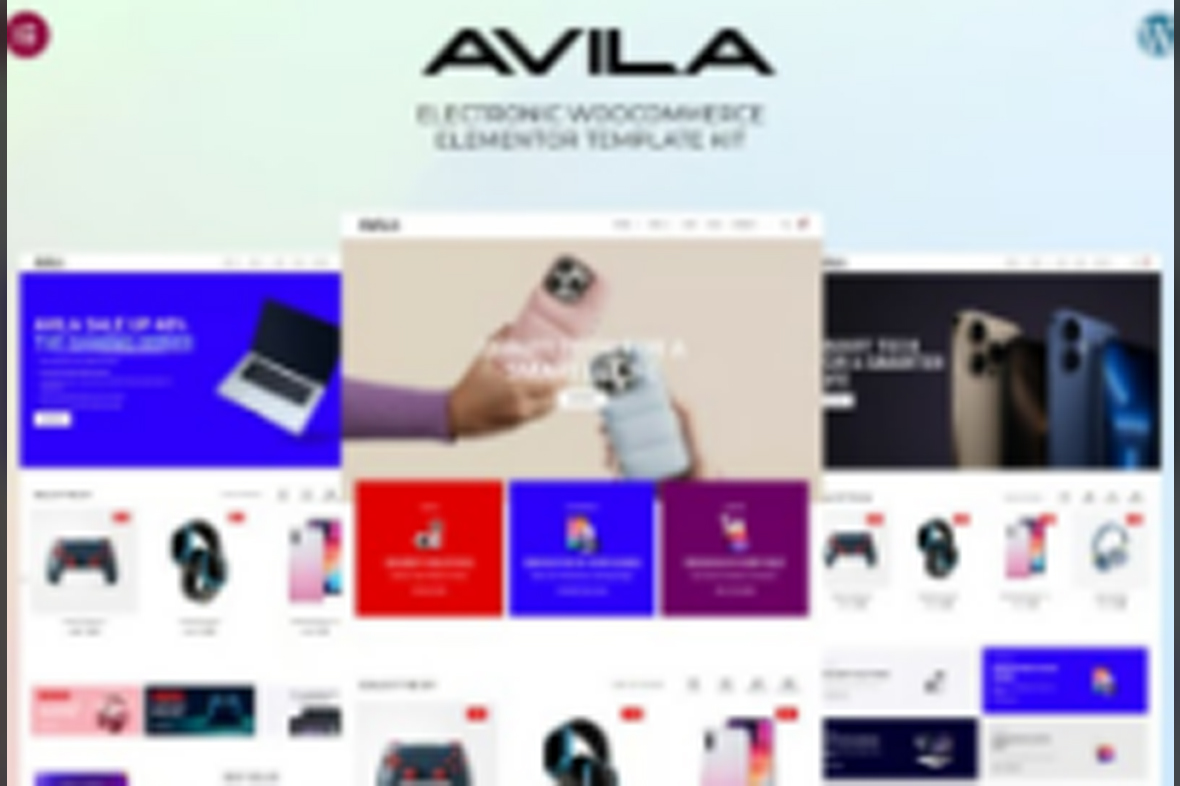Avila – Electronic WooCommerce Elementor Template Kit October 31, 2025