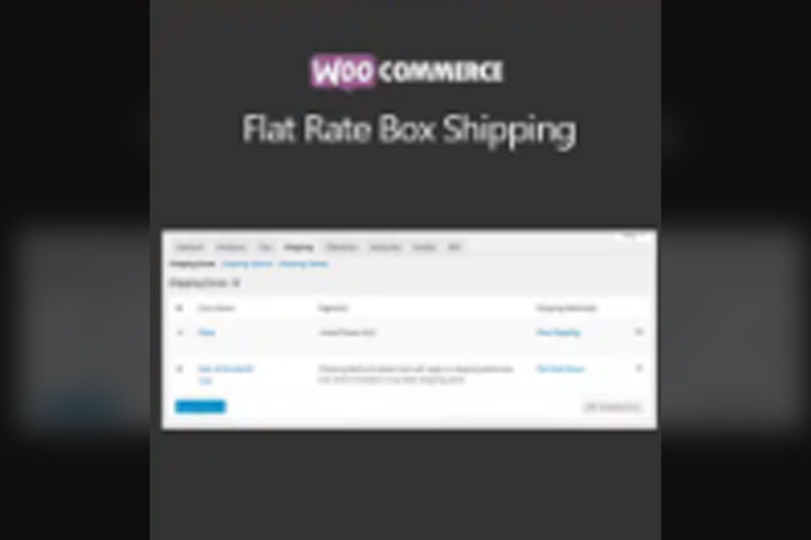 WooCommerce Flat Rate Box Shipping v2.4.3