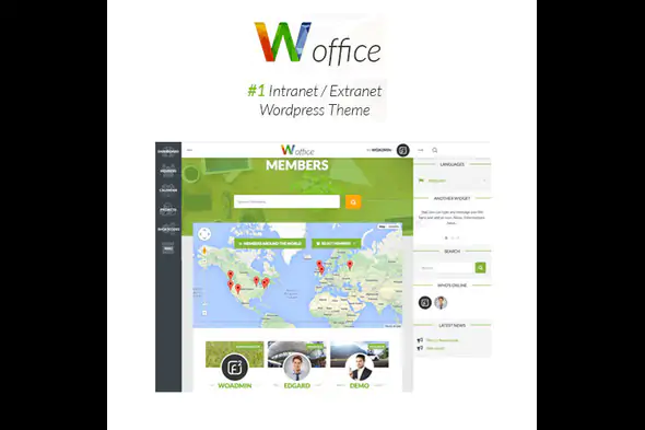 Woffice – Intranet/Extranet WordPress Theme