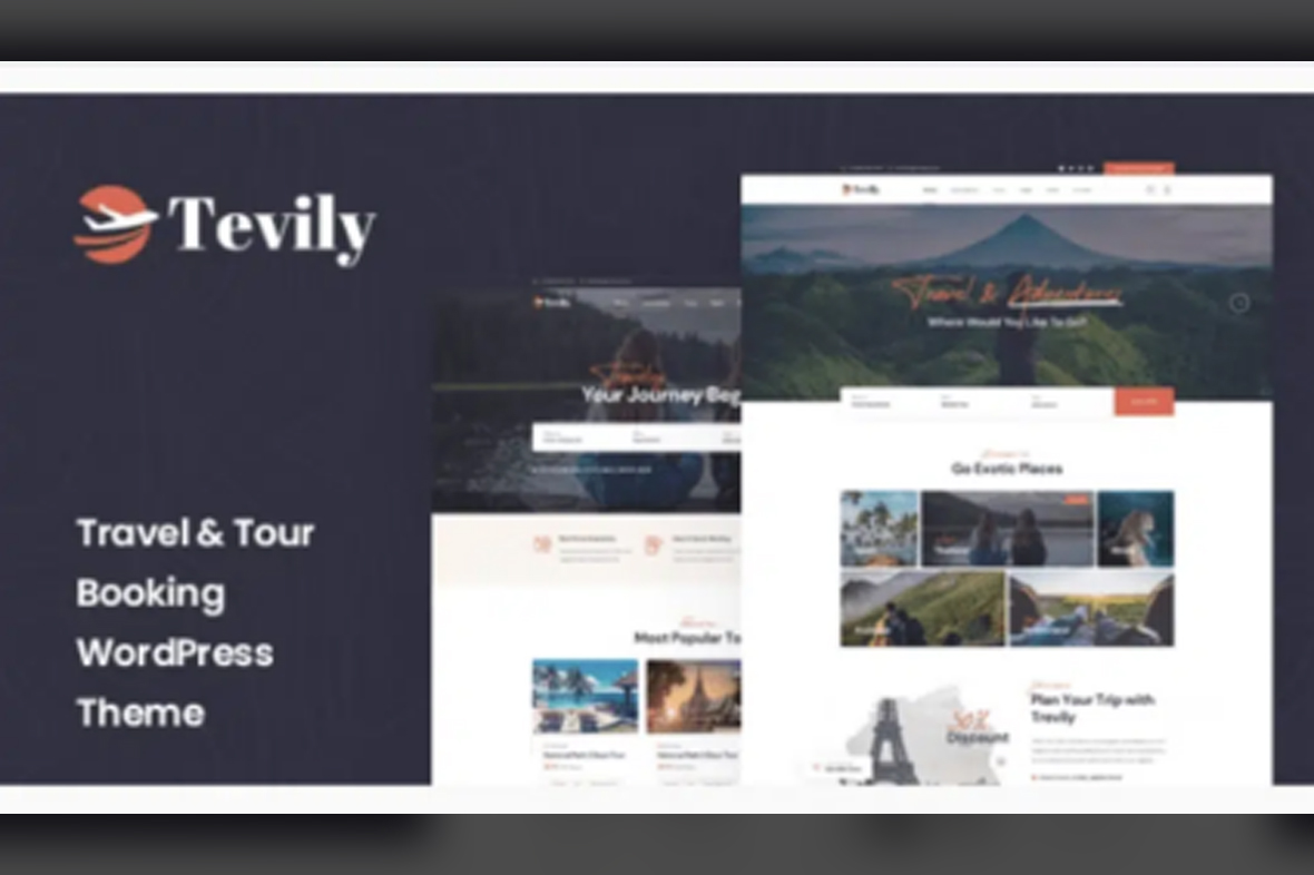 Tevily – Travel and Tour Booking WordPress Theme v1.2.8