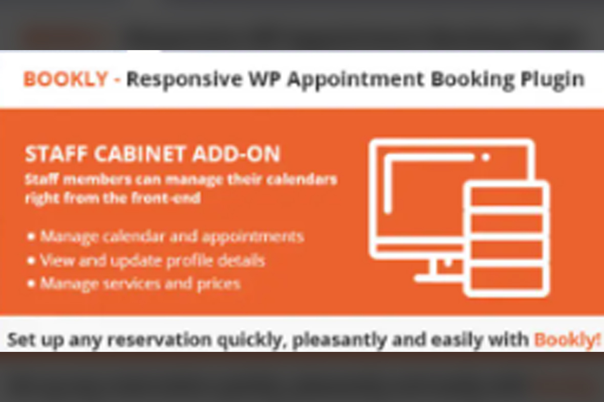 Bookly Staff Cabinet Add-on v5.9