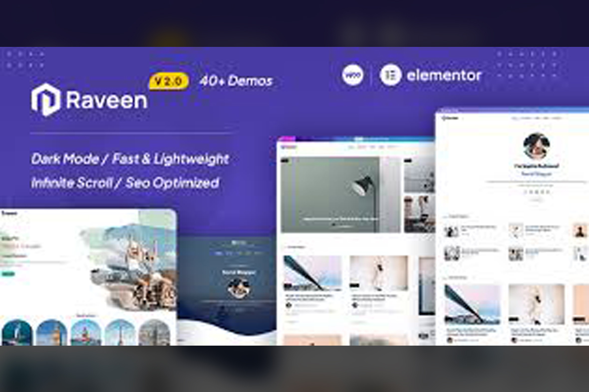 Raveen Personal Blog and Magazine WordPress Theme v2.2