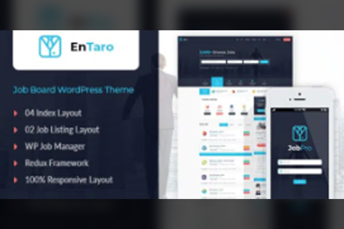 Entaro – Job Portal WordPress Theme v3.4