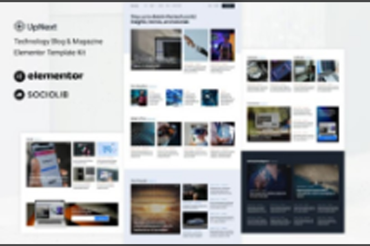 UpNext – Technology Blog and Magazine Elementor Template Kit May 24, 2025