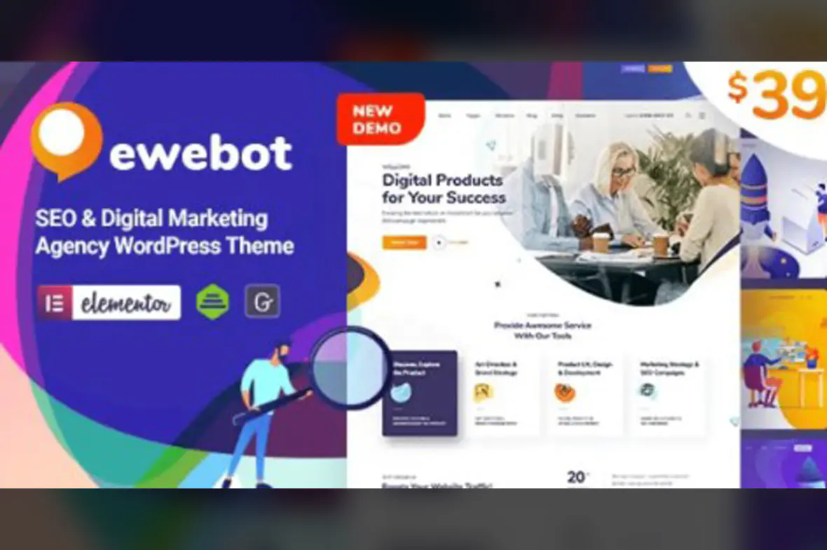 Ewebot SEO Marketing and Digital Agency v3.1.6