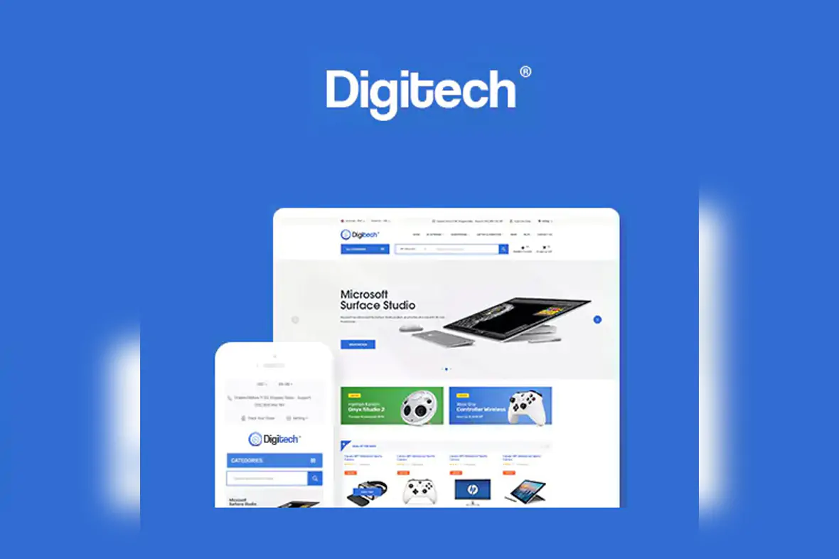 Digitech – Technology Theme for WooCommerce WordPress