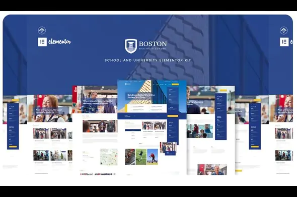 Boston – School & University Elementor Template Kit