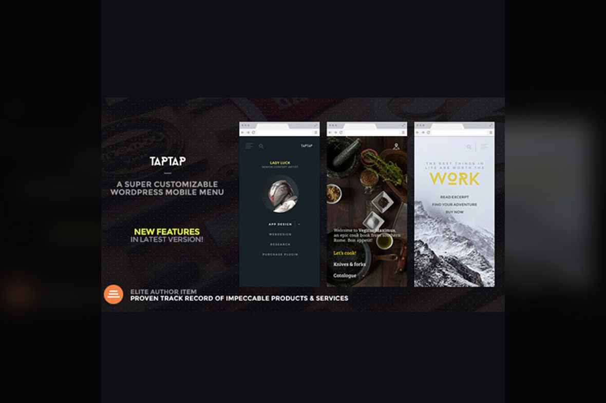 TapTap A Super Customizable WordPress Mobile Menu v5.7