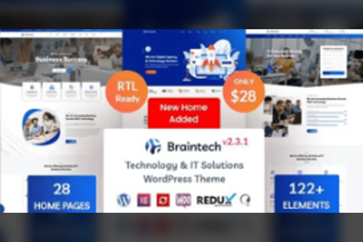 Braintech – Technology & IT Solutions WordPress Theme v2.7.2
