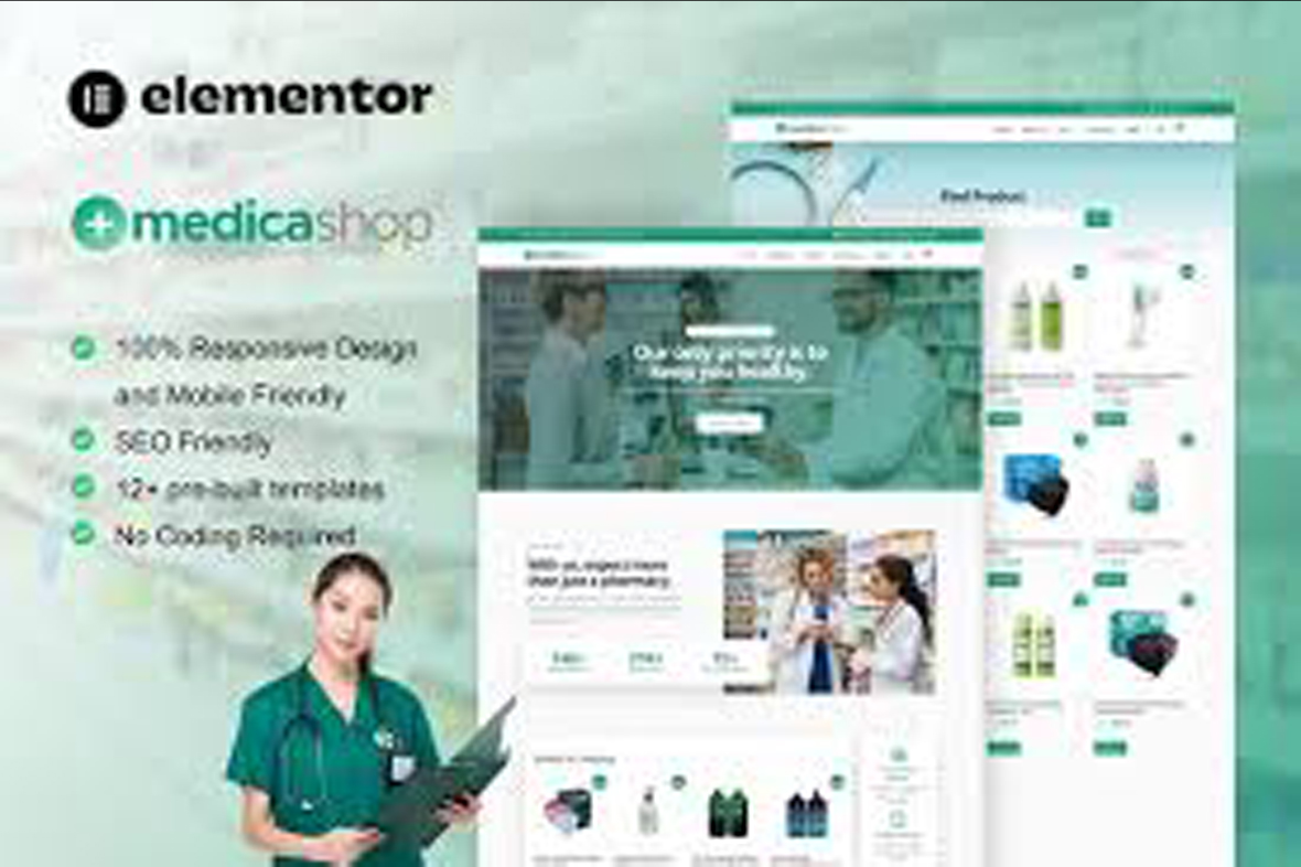 Medicale Pharmacy and Medical Elementor Template Kit November 25, 2025