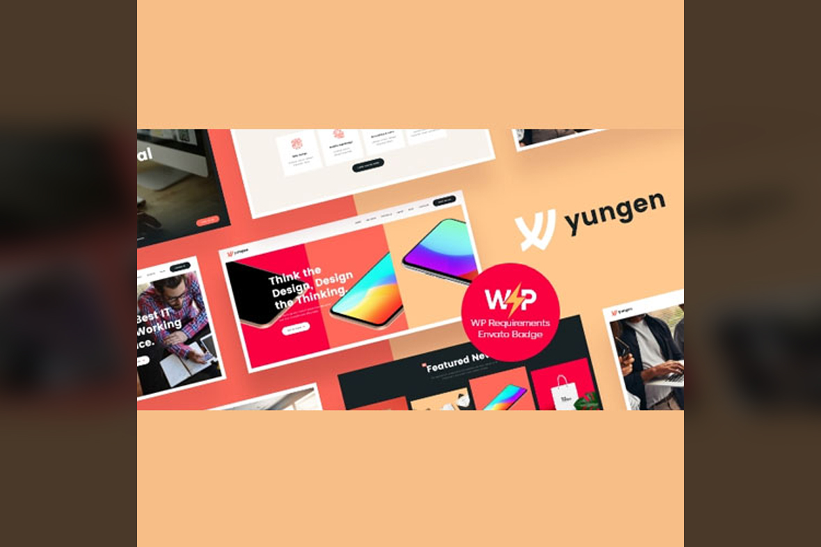 Yungen Modern Digital Agency Business WordPress Theme v1.0.13