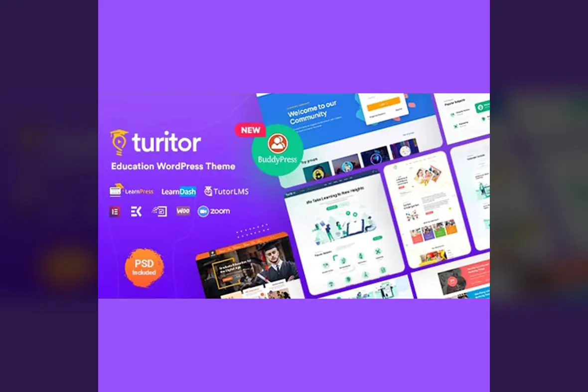 Turitor – Education WordPress Theme v1.5.0