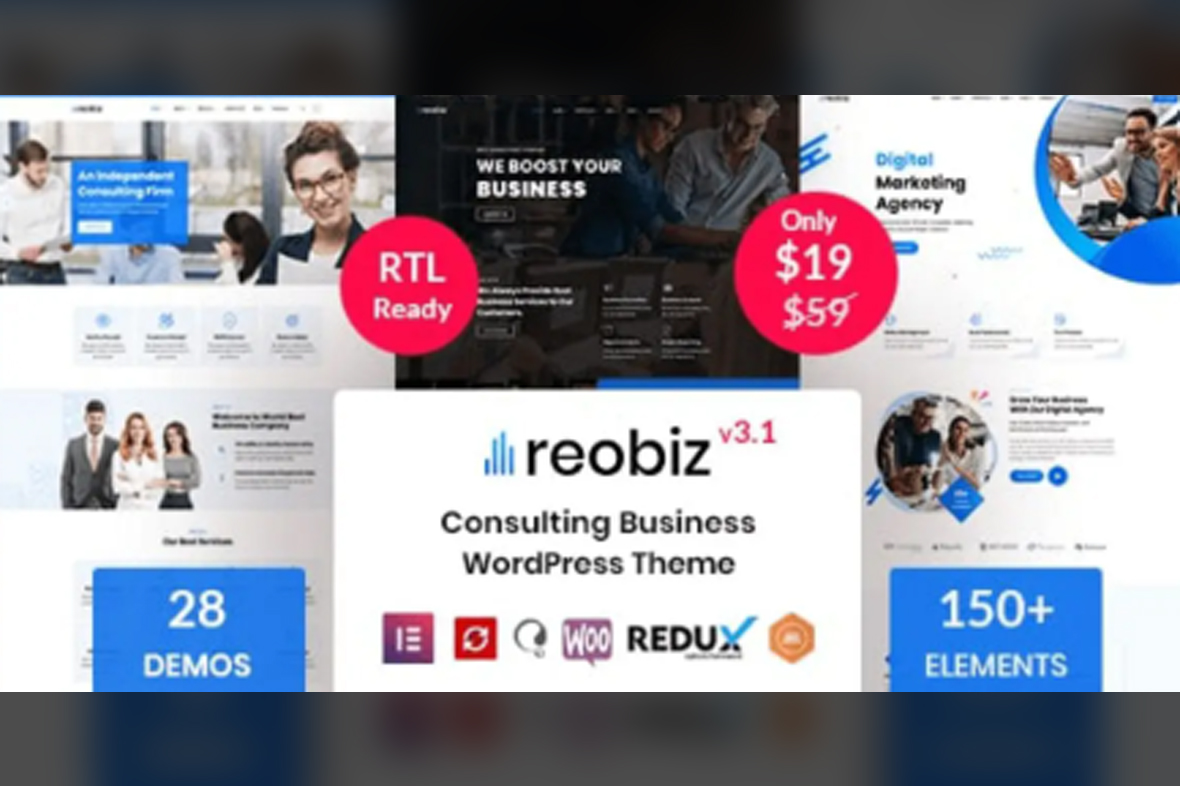 Reobiz Consulting Business WordPress Theme v5.2.2