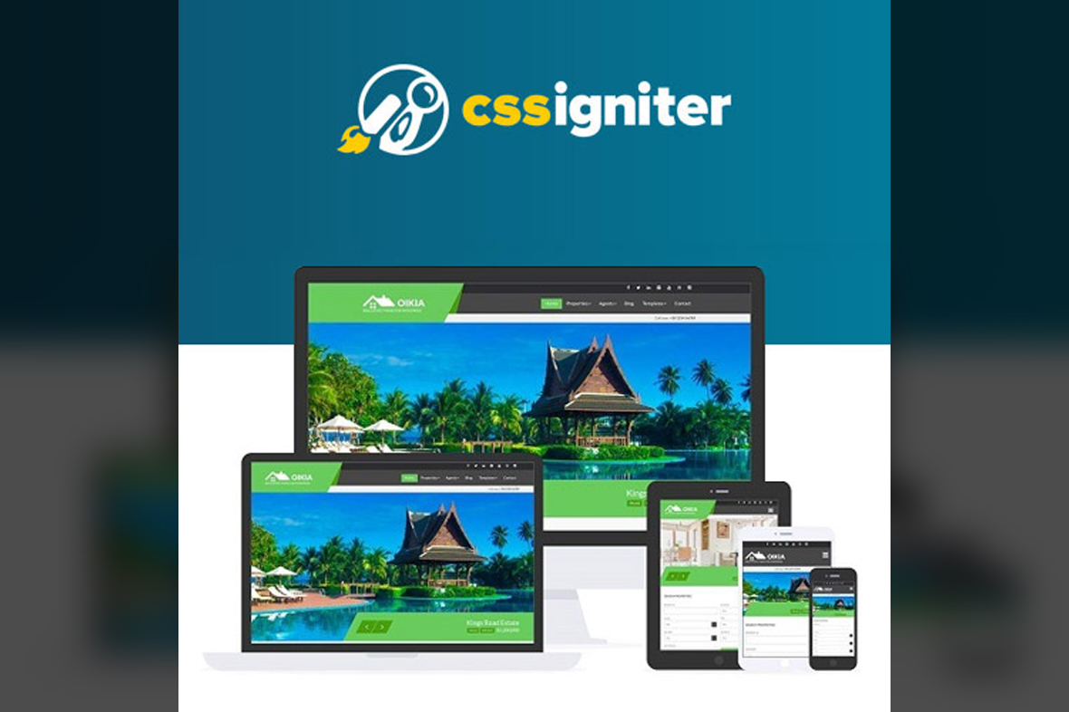 CSS Igniter Oikia WordPress Theme v1.0.6