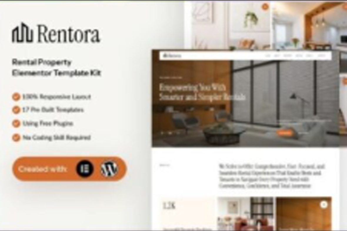Rentora – Rental Property Elementor Template Kit November 25, 2025