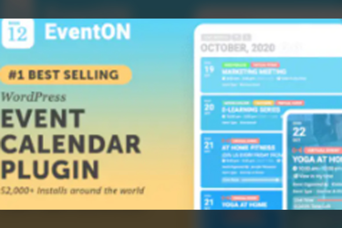 EventOn – WordPress Event Calendar Plugin v4.9.3
