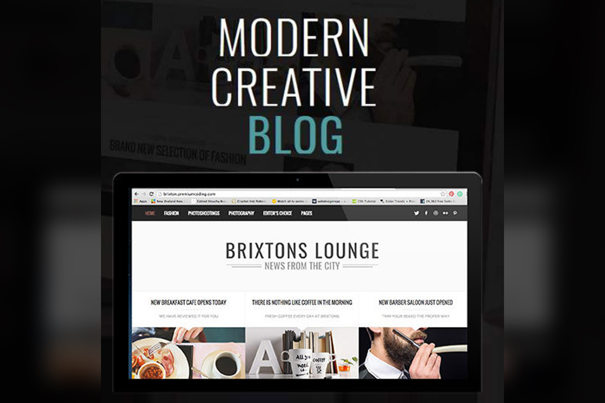 Brixton Blog – A Responsive WordPress Blog Theme v5.6