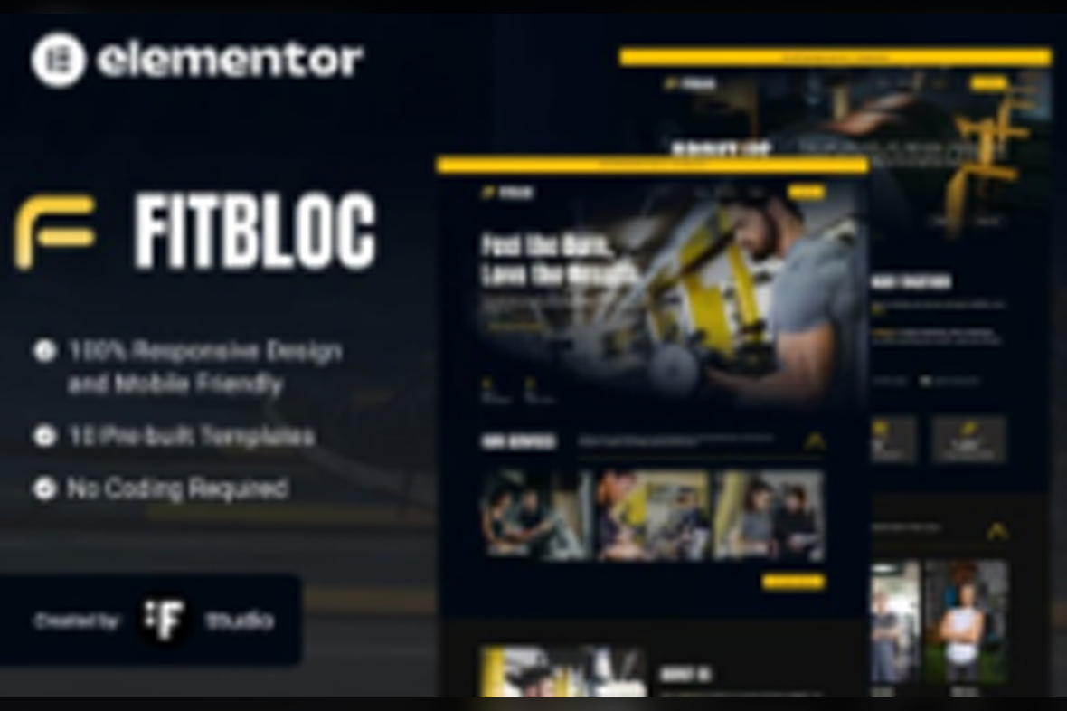 Fitbloc – Fitness and Wellness Elementor Template Kit July 29, 2025