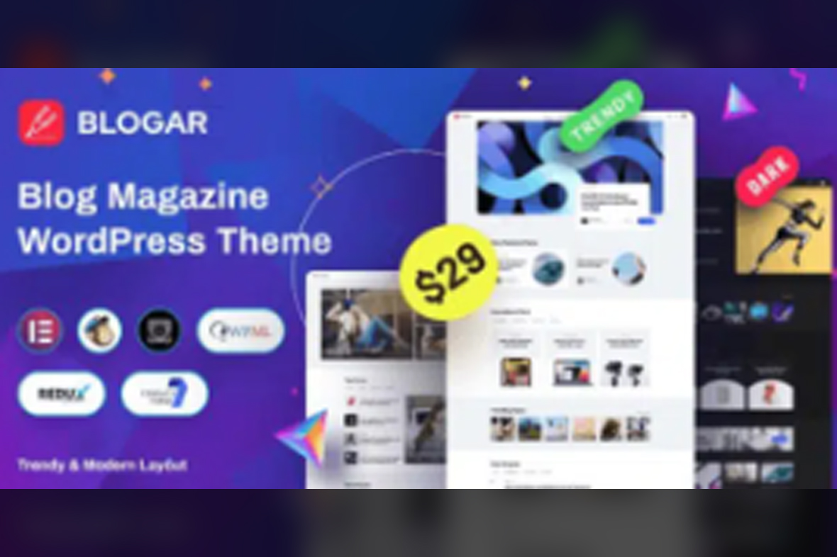 Blogar – Blog Magazine Theme v1.3.2